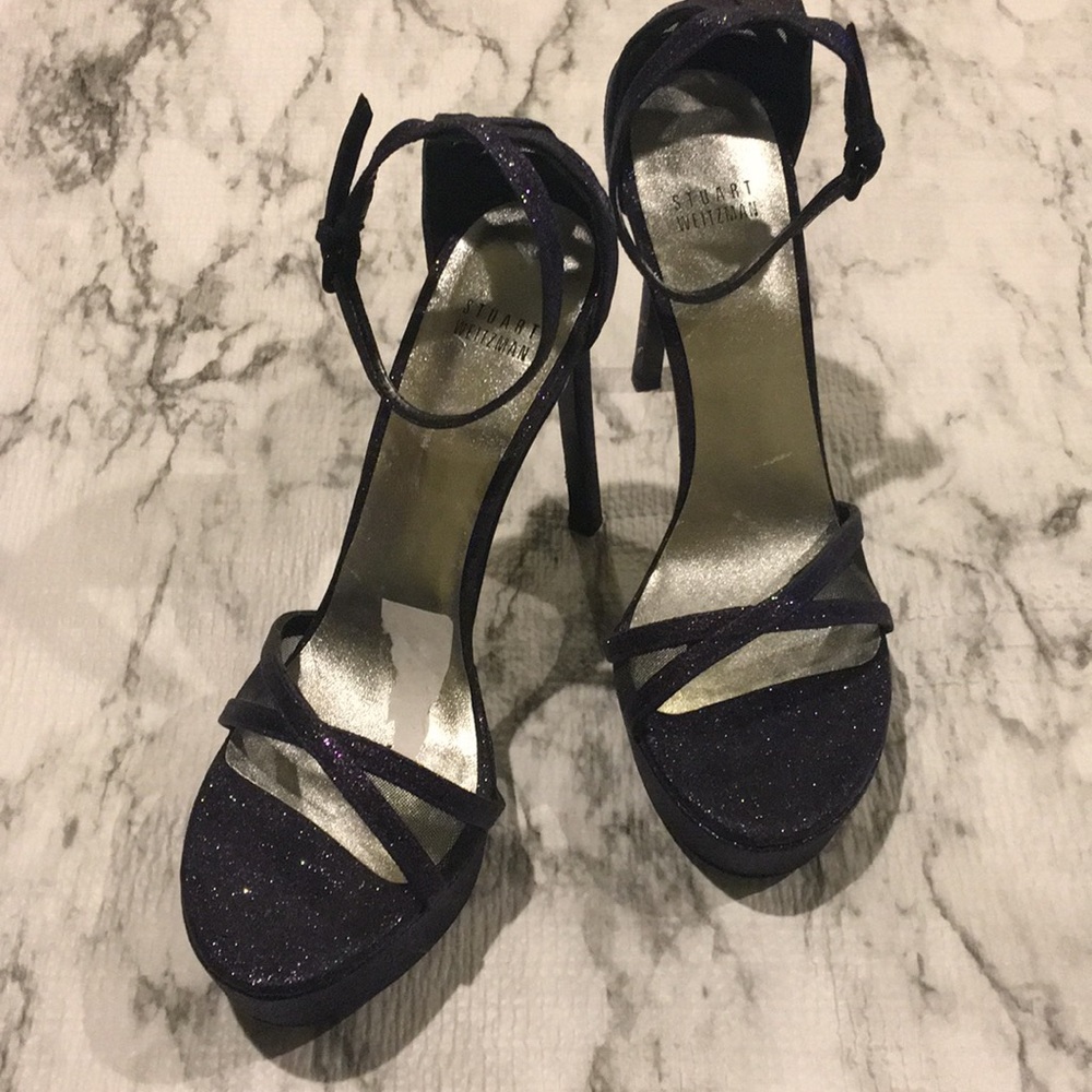 Purple Stuart Weitzman Sandals; 8.5M - Picture 3 of 8